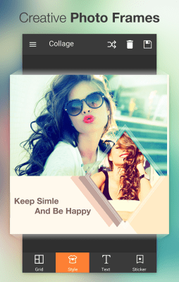 Screenshot of the application Photo collage editor - #7