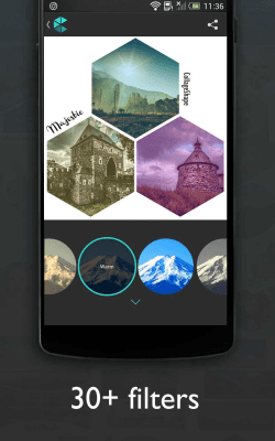 Screenshot of the application Collage Shape - Collages - #5
