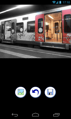 Screenshot of the application color splash touch effect - #1