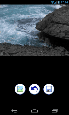 Screenshot of the application color splash touch effect - #2