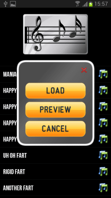 Screenshot of the application Fun Camera Sounds - #3
