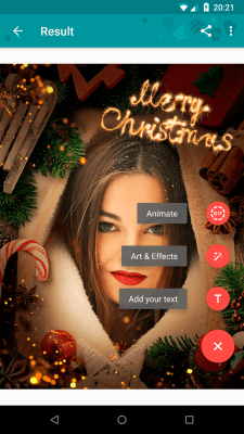Screenshot of the application New Year Photo Frames - #6