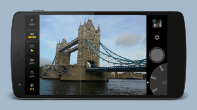 Screenshot of the application Manual Camera - #2
