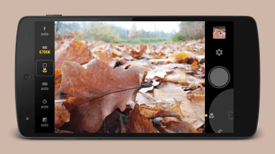 Screenshot of the application Manual Camera - #3