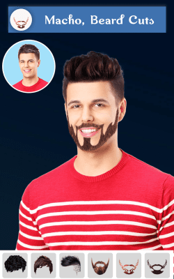 Screenshot of the application Hairy - Men Hairstyles Beard & Boys Photo Editor - #5