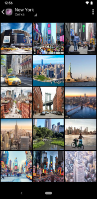 Screenshot of the application Vertical Gallery - #2