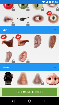 Screenshot of the application Face Changer - #4