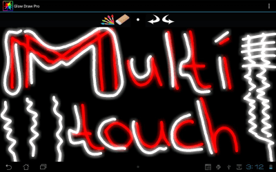 Screenshot of the application Glow Draw - #2
