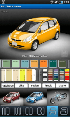Screenshot of the application RAL Classic colors free of charge - #3
