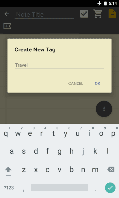 Screenshot of the application Inkpad - #4