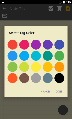 Screenshot of the application Inkpad - #5