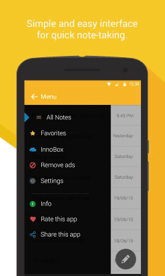 Screenshot of the application Easy Notes - Notepad - #2