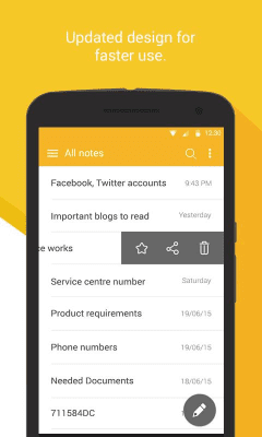 Screenshot of the application Easy Notes - Notepad - #4