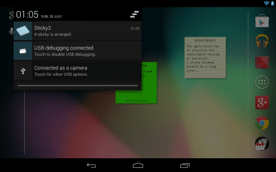 Screenshot of the application Sticky 2 - #11