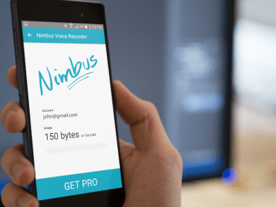 Screenshot of the application Nimbus Voice Recorder for Wear - #4