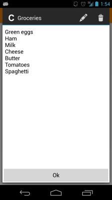 Screenshot of the application CNote - #2