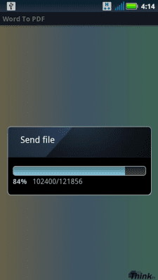 Screenshot of the application Word To PDF (DOC, DOCX) - #2