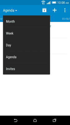 Screenshot of the application HTC Calendar - #5