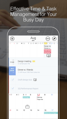 Screenshot of the application SolCalendar - Calendar / To do - #2