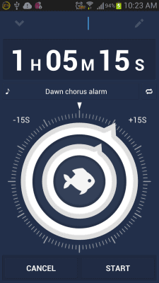 Screenshot of the application Wonder Timer - #5