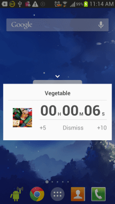 Screenshot of the application Wonder Timer - #7