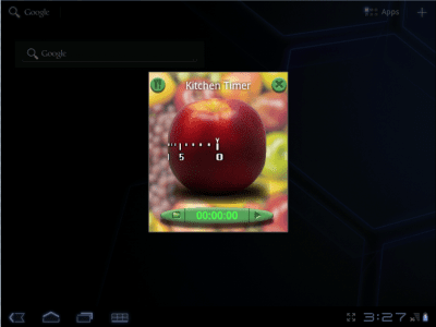 Screenshot of the application Kitchen timer - #8