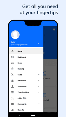 Screenshot of the application Accounting App - Zoho Books - #3