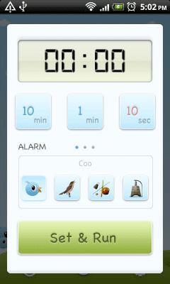 Screenshot of the application CooTimer - #2