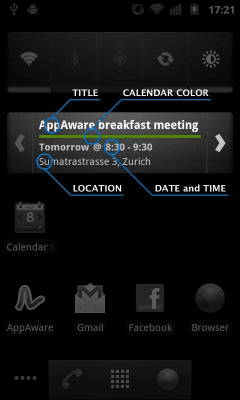 Screenshot of the application Calendar Widget - Lite - #2