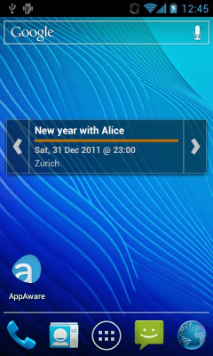 Screenshot of the application Calendar Widget - Lite - #5