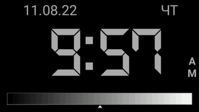 Screenshot of the application Digital Clock - #7