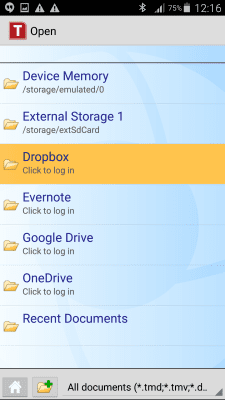 Screenshot of the application FREE Office: TextMaker Mobile - #2