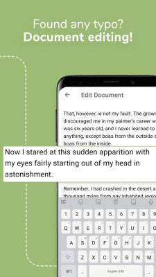 Screenshot of the application OpenDocument Reader - #2