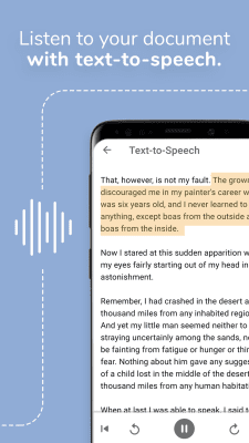 Screenshot of the application OpenDocument Reader - #3