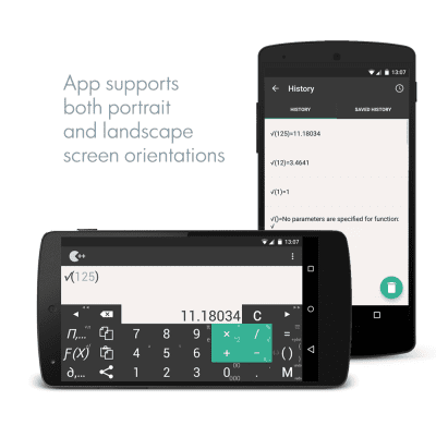 Screenshot of the application Calculator++ - #3