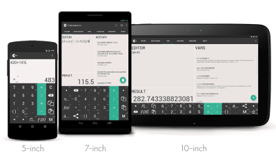 Screenshot of the application Calculator++ - #8