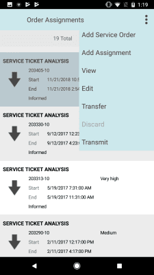 Screenshot of the application SAP CRM Service Manager - #6