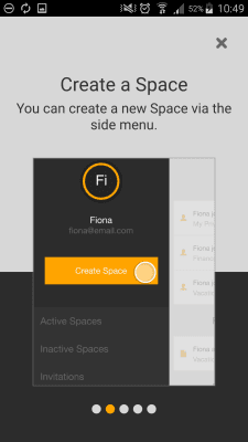 Screenshot of the application TeamDrive SecureOffice - #3