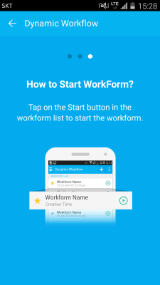 Screenshot of the application Dynamic Workflow Mobile - #2