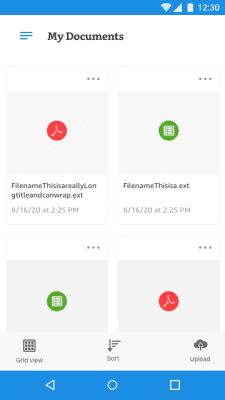 Screenshot of the application Amazon WorkDocs - #4