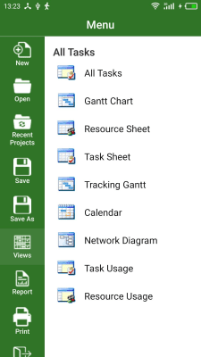Screenshot of the application gProjectViewer - #2