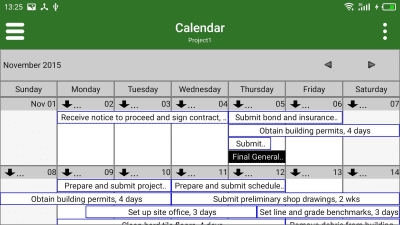 Screenshot of the application gProjectViewer - #5