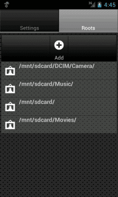 Screenshot of the application DLNA Server - #4