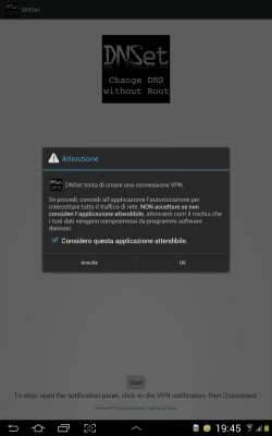 Screenshot of the application DNSet - #8