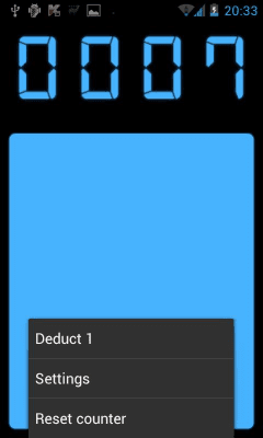 Screenshot of the application A Counter - #2