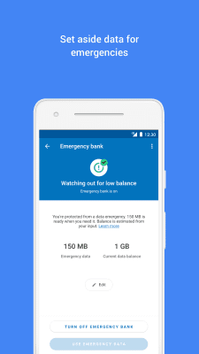 Screenshot of the application Datally: data saving app by Google - #5