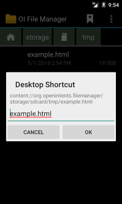 Screenshot of the application Open in Browser - #5
