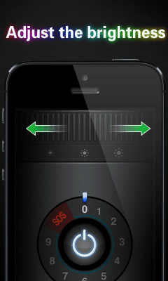 Screenshot of the application Tiny Piece Flashlight - #2