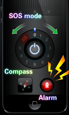 Screenshot of the application Tiny Piece Flashlight - #3