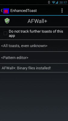 Screenshot of the application EnhancedToast - #2